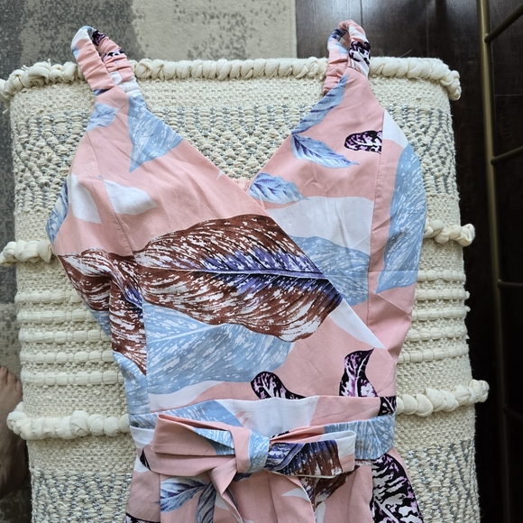 Tropical print jumpsuit - Picture 4 of 12